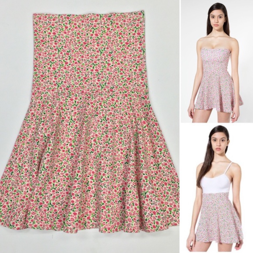 American Apparel Floral Skirt/ Dress